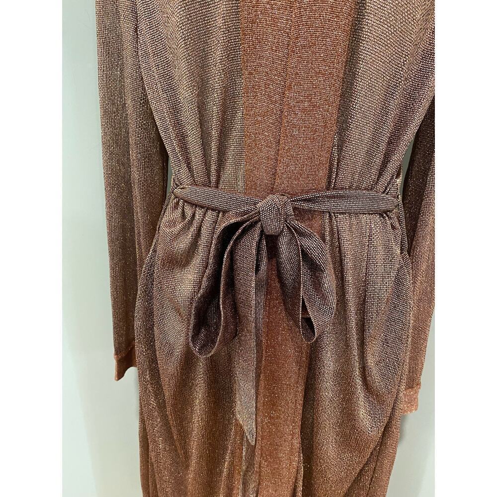 Jonathan Simkhai NWT Cover-Up in Copper Metallic - Picture 4 of 9